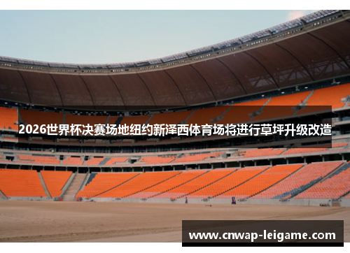 2026世界杯决赛场地纽约新泽西体育场将进行草坪升级改造